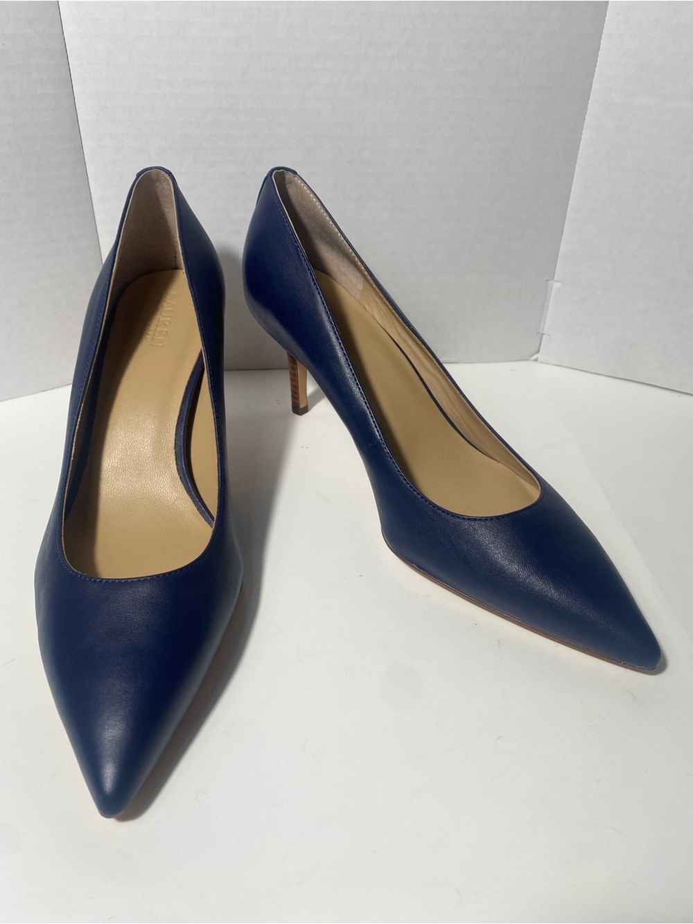 Lauren Ralph Lauren Lanette Leather Pumps Sz 8.5 B